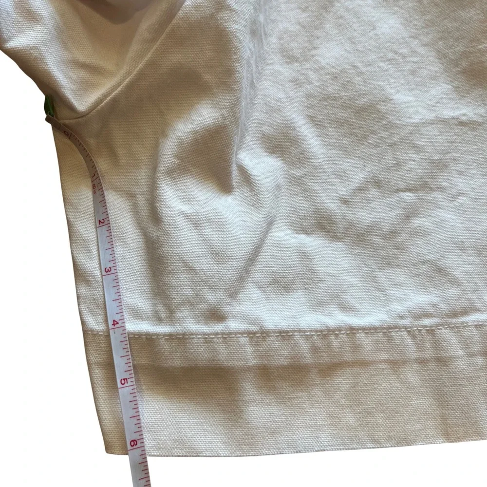 Nike Mens Cargo Shorts Size 38 Off White Canvas Utility Hiking Outdoor Swoosh